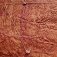 18K Gold Plated Bow Pendant Necklace for Women