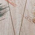 18K Gold Plated Moon With Bow Pendant Necklace
