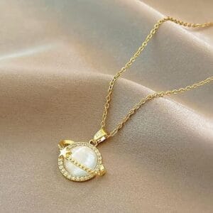 Galaxy Glow Pendant Necklace
