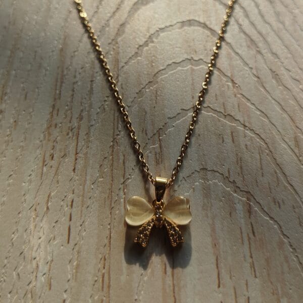 Anti-Tarnish Bow Dainty Chain