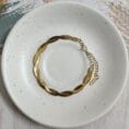Anti-Tarnish Gold Plated Snake Bracelet