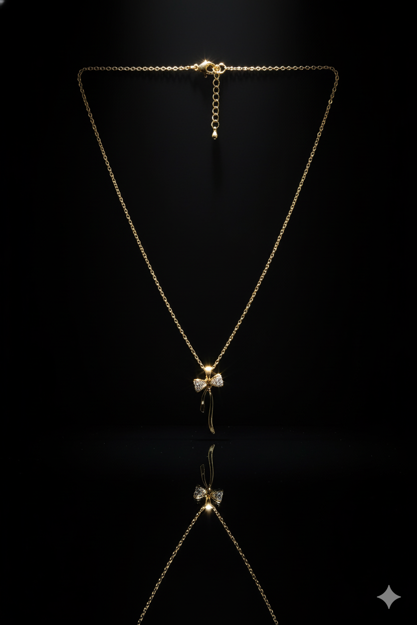 Bow Necklace