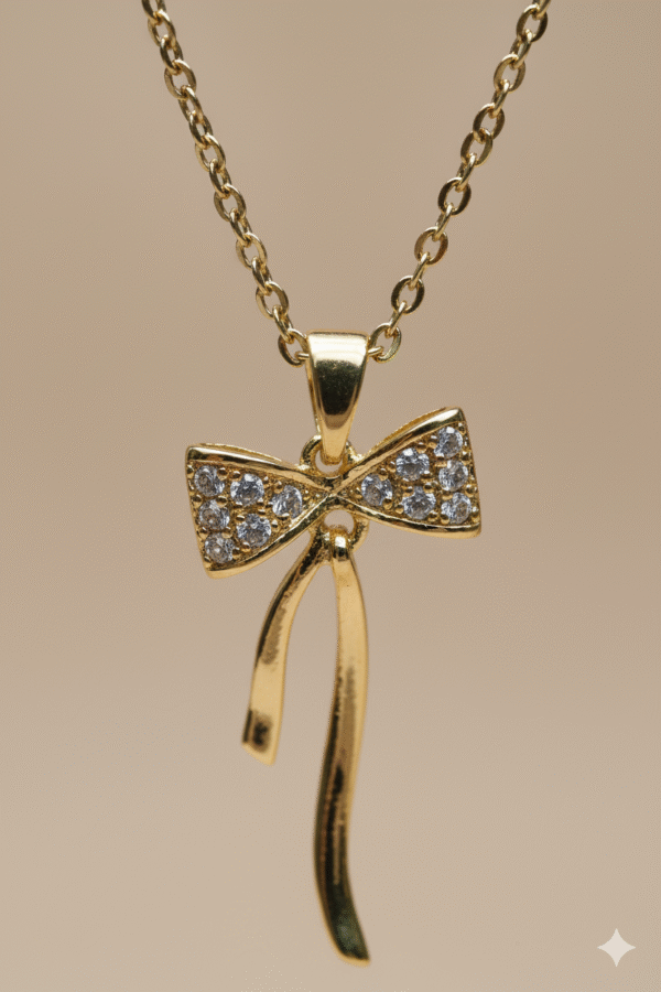 Bow Pendant Necklace