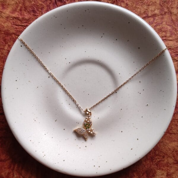 Butterfly Pendant Necklace