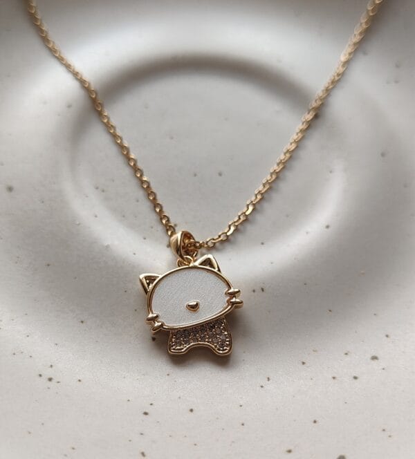 Cartoon Kitty Chain Necklace
