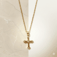 Crystal Cross Necklace