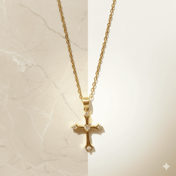 Crystal Cross Necklace
