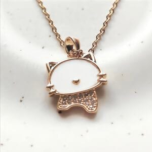 Cute Kitty Pendant Necklace