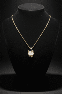 Cute Kitty Pendant Anti Tarnish Necklace