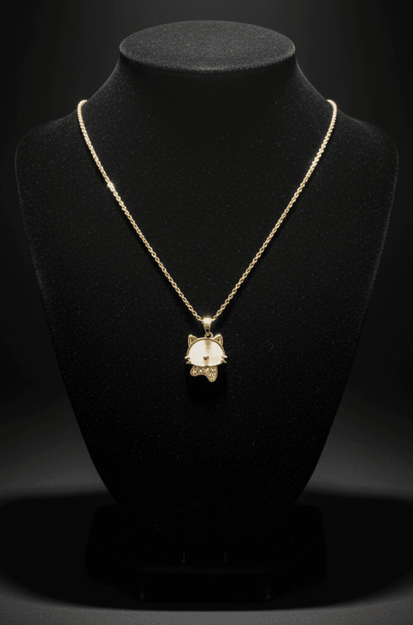 Cute Kitty Pendant Anti Tarnish Necklace Cute Kitty Pendant Anti Tarnish Necklace