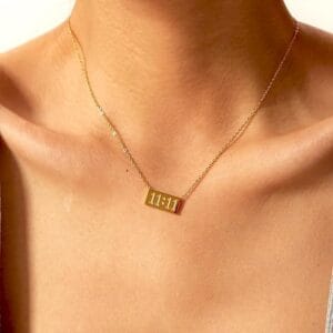 11:11 Angel Lucky Number Pendant Necklace