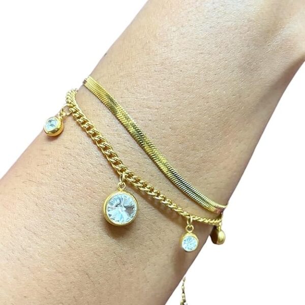 Gold Plated Anti-Tarnish Elegant Bracelet for Women Gold Plated Anti-Tarnish Elegant Bracelet for Women