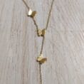 Gold Plated Flutter Butterfly Necklace