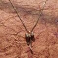Gold Plated Grace Bowfall Necklace