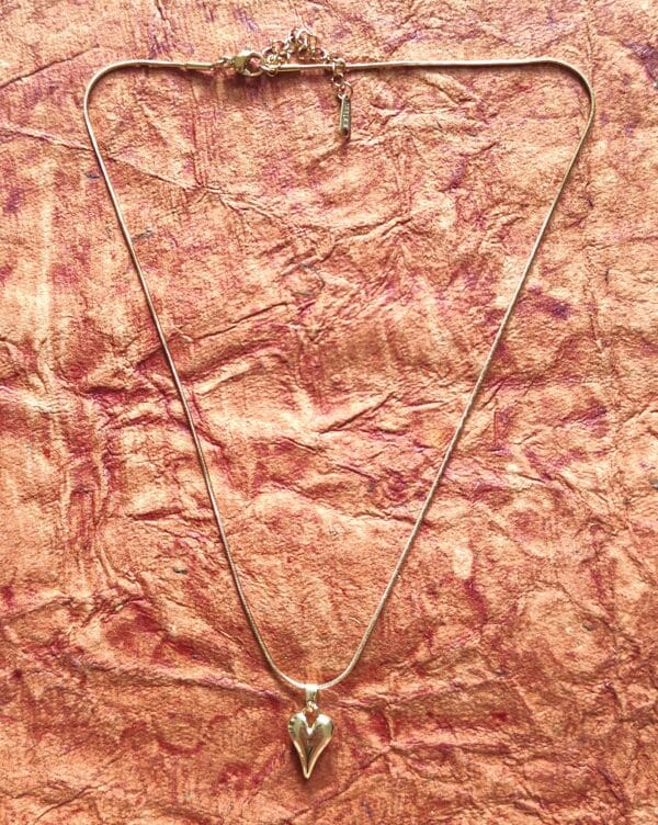 Gold Plated Heart Necklace
