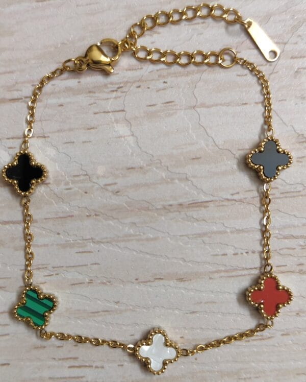 Gold Plated Stainless Steel Chain Bracelet