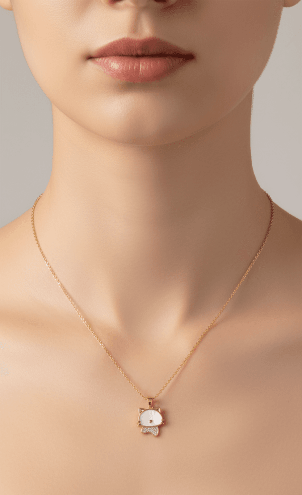 Kitty Shaped Pendant Necklace Kitty Shaped Pendant Necklace