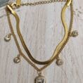 Layer Chain Stone Bracelet for Women