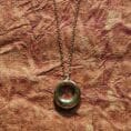 Modern Minimalist Statement Round Necklace