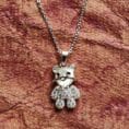 Teddy Bear Pendant Necklace