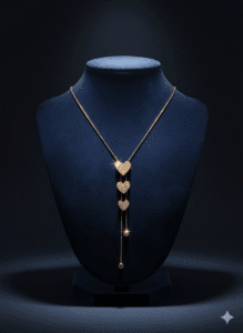 Triple Heart Anti Tarnish Necklace For Women