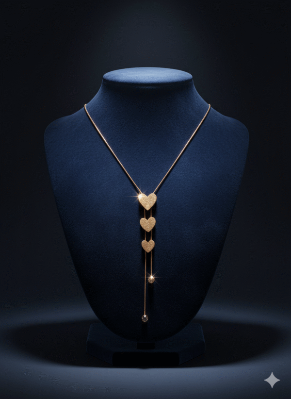 Triple Heart Anti Tarnish Necklace