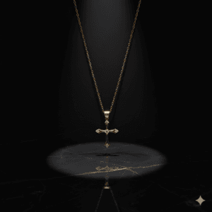 Zirconia Stones Cross Necklace Necklace