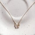 elegant bow pendant necklace
