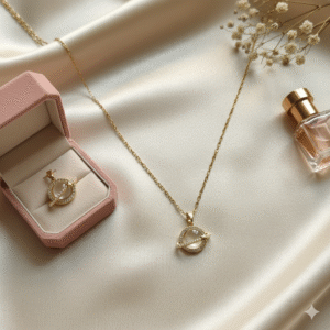 Galaxy Glow Pendant Necklace 1 18K Gold Plated Galaxy Glow Pendant