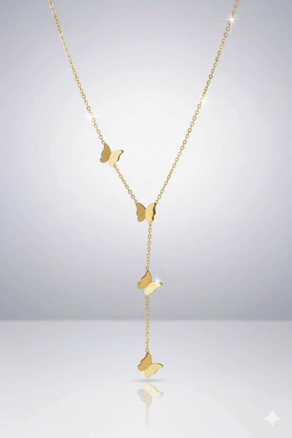 Anti-Tarnish Butterfly Necklace
