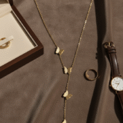 Anti Tarnish Butterfly Pendant Necklace