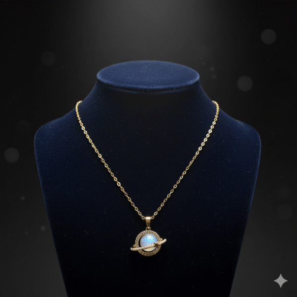 Anti Tarnish Galaxy Glow Pendant Necklace Anti Tarnish Galaxy Glow Pendant Necklace