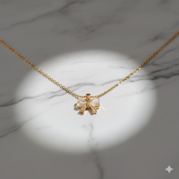Bow Pendant Necklace