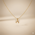 Bow Shaped Pendant Necklace