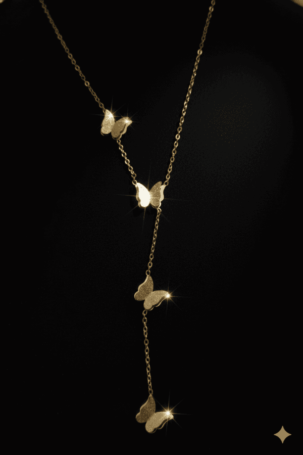 Butterfly Pendant Anti Tarnish Necklace