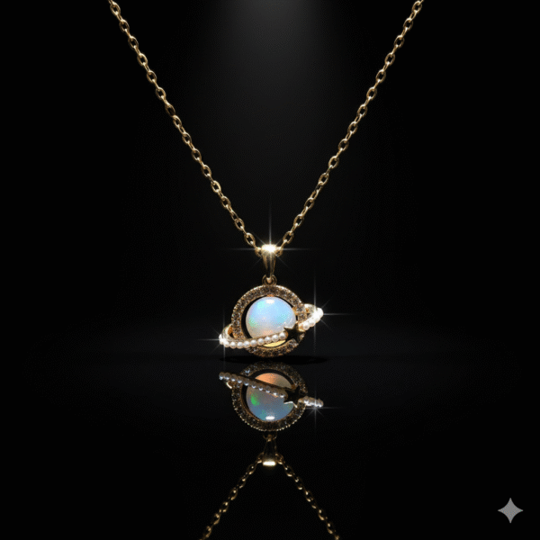 Enamel Galaxy Glow Pendant Necklace Enamel Galaxy Glow Pendant Necklace