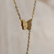 Flutter Butterfly Drop Necklace