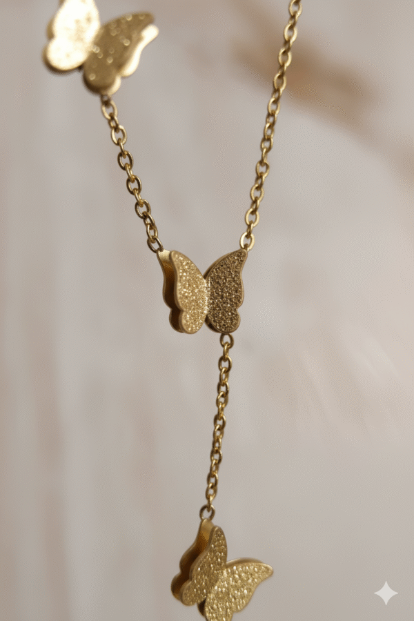 Flutter Butterfly Drop Necklace