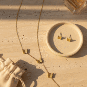 Triple Butterfly Anti-Tarnish Necklace