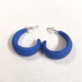 Vibrant soft matte finish chunky hoop earrings for women tipsy looks